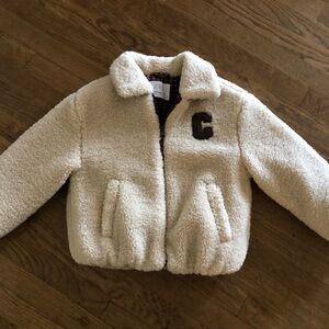 Zara Cream Kids Puffer Jacket